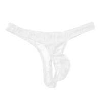 Panties Transparent T Thong Lace Sexy Briefs T-back G-string Rise Low Underwear Pouch Bulge Breathable Seamless Mens