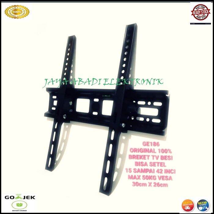 G186 ORIGINAL 22 - 42 BRACKET TV TEMBOK DINDING BREKET TELEVISI LED LCD ...