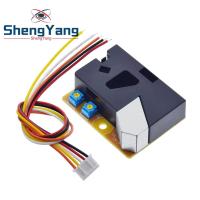 ShengYang DSM501A Dust Sensor โมดูล PM2.5 Dector Allergic e Particles Sensor โมดูลสำหรับ Arduino สำหรับเครื่องปรับอากาศ