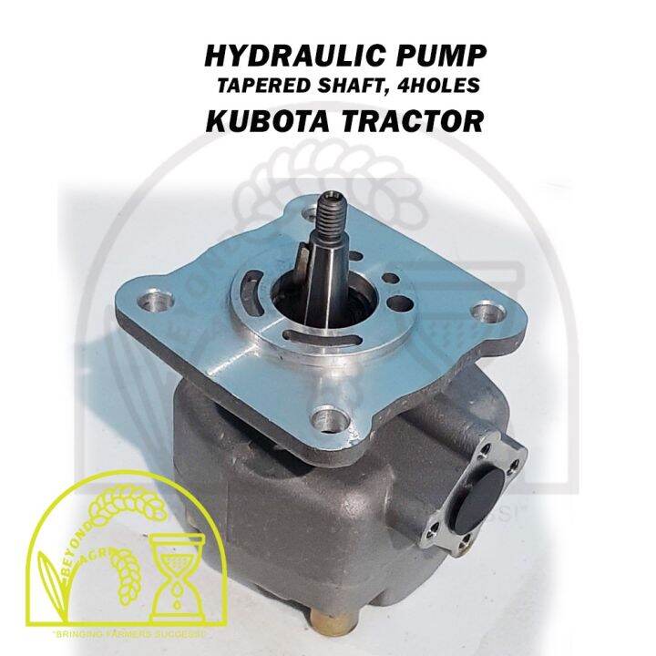 HYDRAULIC PUMP FOR KUBOTA L2000 L2001 TRACTOR TAPERED SHAFT 4 HOLES