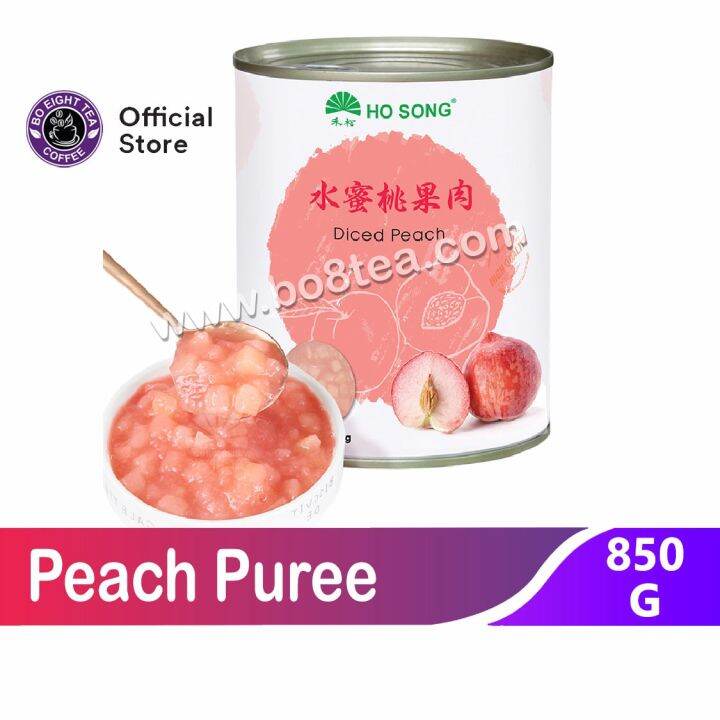 Diced Peach 850g 水蜜桃果肉 Peach Puree Lazada