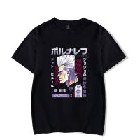 ราคาถูกขายดี เสื้อยืดแขนสั้น พิมพ์ลาย JoJo Bizarre Adventure สีดํา เข้ากับทุกการแต่งกาย สไตล์ฮาราจูกุ สําหรับผู้ชาย MOcchb75OKnfig92S-5XL