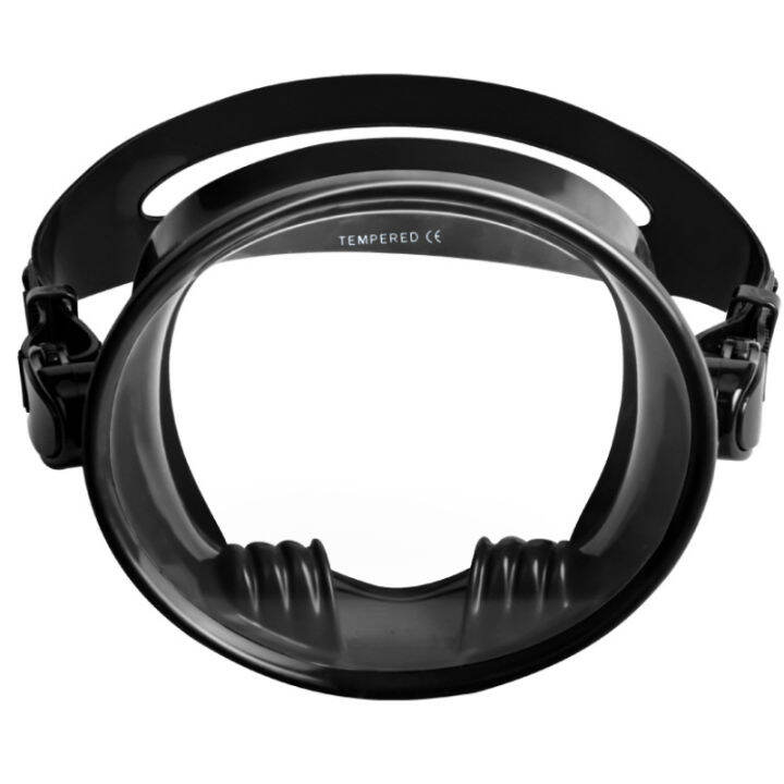 Snorkeling Mask 180 Degree Wide View Diving Mask Oval Oval Frameless