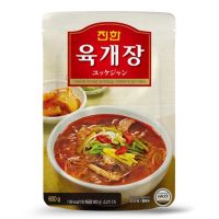 พร้อมส่ง 진한 닭개장 ซุปไก่รสเผ็ด(ทัคเกจัง) Jinhan Spicy Chicken Stew(Dakgaejang) 600g