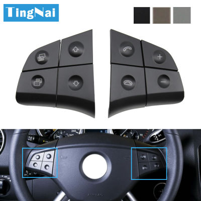 Car Multi-function Steering Wheel Buttons Kit Phone Control Keys For Mercedes Benz W164 W245 W251 ML GL300350400450 2006-2009