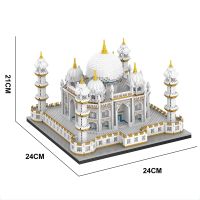 MOC 4036PCS City Mini Bricks Taj Mahal World Famous Architecture Micro Model India Building Blocks Creative Sets City Kids Toys