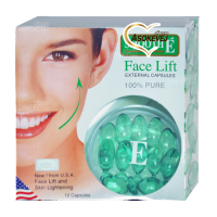 Smooth E Face Lift External Capsules 12แคปซูล (1กล่อง) สมูทอี วิตามินอีแคปซูล