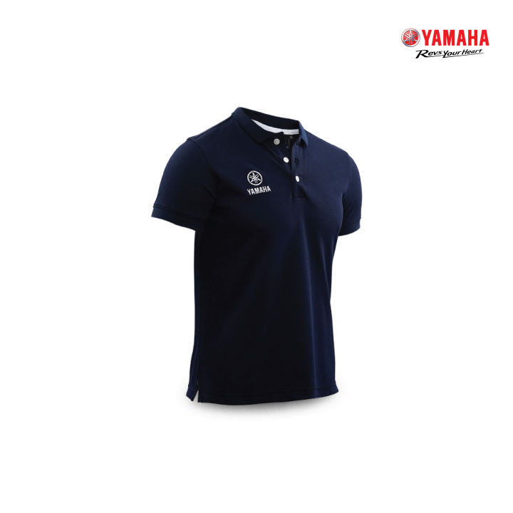 yamaha-เสื้อโปโล-premium-สีกรมท่า