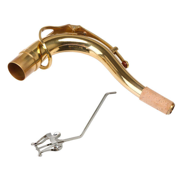Tenor Saxophone Elbow Bend Neck 27.5mm & Lyre ClampOn Holder 4mm for