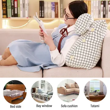 New Adjustable Back Sofa Bed Wedge Cushion Pillow Office Chair Rest Neck  Support