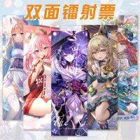 Genshin Impact Bookmark Yae Miko Kaedehara Kazuha Nilou Nahida Xiao Ticket Book Clip Pagination Mark Student Stationery Gift