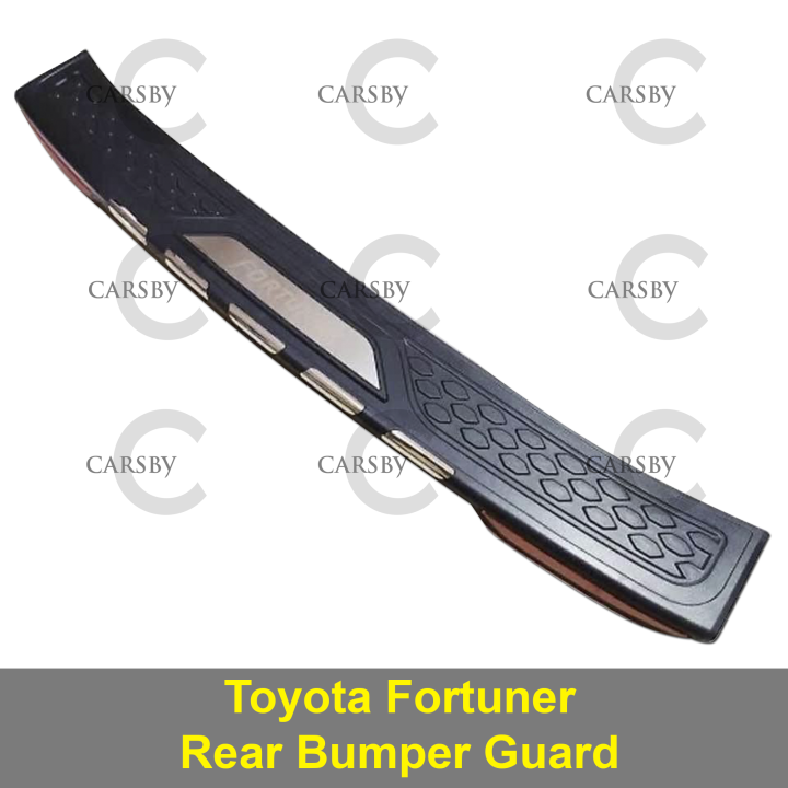 Toyota Fortuner 2016 to 2023 Rear Bumper Step Sill Rear Bumper Guard