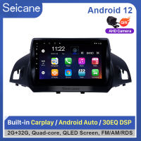 Seicane - 9 inch QLED หน้าจอสัมผัส Android 10.0 วิทยุรถยนต์ GPS โฮสต์ 2013 2014 2015 2016 Ford Escape 2Din เล่นมัลติมีเดียสนับสนุน SWC แบ่งหน้าจอ Netflix Playstore วัด YouTube