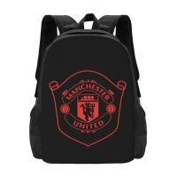 Manchesters United Backpack For Girls And Boys Schoolbag Children Bookbag Kids Casual Daypack