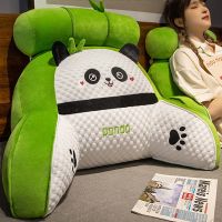 ☎⊕❏ 45x60cm Panda Backrest Reading Pillow Neck Lumbar Chair Bed Cushion Support Armrest Big Back Sofa Pillow for Home Hotel