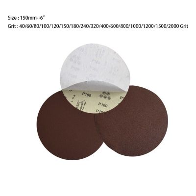 150mm Sanding Discs 6" Self-Adhesive Sandpaper 40/60/80/100/120/150/180/240/320/400/600/800/1000/1200/1500/2000 Grit Cleaning Tools