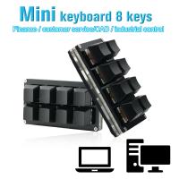 8 Keys Numerical Keyboard Mini Keyboard Copy Paste Custom Password One Key Shortcuts Mechanical P1E7