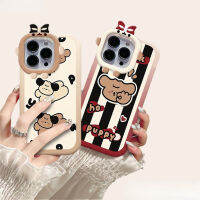 เคส Caiweiqi เคส Hp เคส A78 A17 OPPO A57 A31 A36 A17K A15 A16 A16K A54 A53 A12 A5S F11 A52ลายทางลายการ์ตูน A92 A76 A37 F9 A1K Reno 5 A3S น่ารักลูกสุนัขฝาครอบโทรศัพท์ลายการ์ตูนน่ารักซิลิโคนนิ่มกันกระแทก