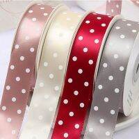 hotx【DT】 2-5 Yard Round Dot Gifts Wedding Event Bow Hair Accessory Bouquet