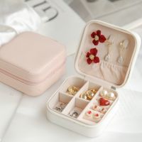 Travel Jewelry Box Gift Portable Organizer Storage Box For Bracelet Earrngs Rings Necklace Brooch 4 Color Jewelry Case Bag Pouch