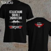 เสื้อยืดผู้ชาย Top Certified ที่ปรึกษาแรงบันดาลใจจากภาพยนตร์ Top Tom Cruise Black สองด้าน