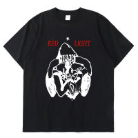 Swedish Rapper Bladee 333 Tee Shirt Drain Gang Red Light Character Skate Hop Tshirt Cotton T Shirt