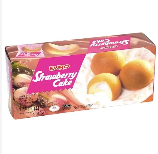 tbs-3x6ชิ้น-ยูโร่-พัฟเค้กสอดไส้ครีมสตรอเบอร์รี่-euro-puff-cake-strawberry-halal-ยูโร่สตรอเบอร์รี่-ขนมกินคู่กับกาแฟ-เค้ก-ขนมปัง-ฮาลาล