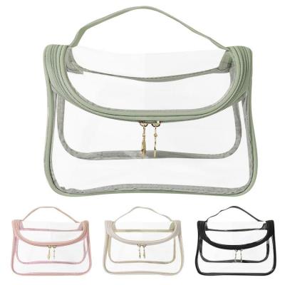 Clear Makeup Bags Transparent Waterproof Cosmetic Zipper Pouch Large Capacity Travel Toiletry Bag Organizer Pvc Makeup Case for Women Girls high quality