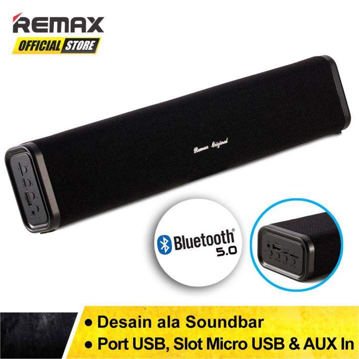 Remax Fabric Series Portable Wireless Speaker RBM33 / Speaker Soundbar Murah / Speaker