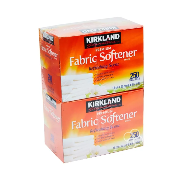 Kirkland Signature Premium Fabric Softener Sheets 2 x 250s Lazada PH