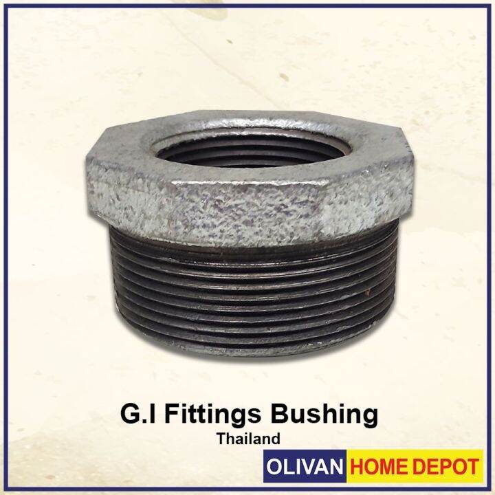 GI(Galvanized Iron) Thailand Pipe Fittings Bushings 1/2 3/4 1 11/2 11