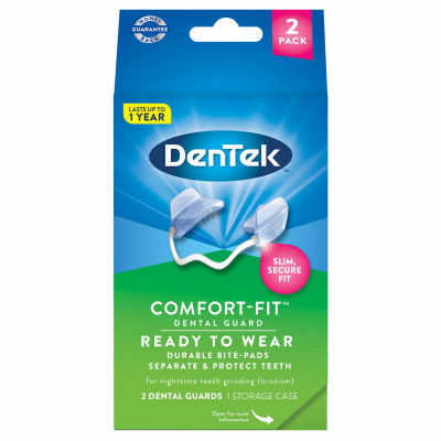 DenTek Comfort-Fit Dental Guard For Nighttime Teeth Grinding, 2 count