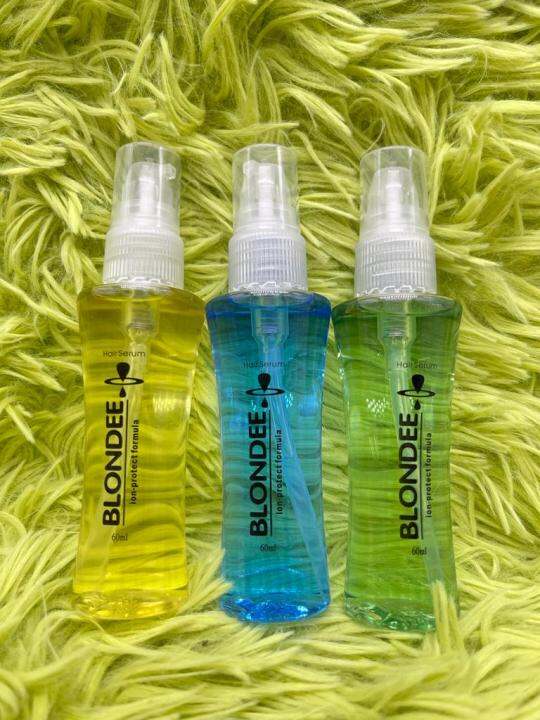 BLONDEE HAIR SERUM GREEN BLUE 60ML**** ORIGINAL HQ Lazada