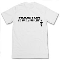 Apollo 13 Inspired "Houston, We Have A Problem" Retro Film Movie Tee Shirt Mens 2019 New Summer Printing Cool T Shirts