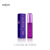 MILTON LLOYD Colour Me Femme Purple น้ำหอมสำหรับผู้หญิง กลิ่นหอมกุหลาบ มะลิ และวู้ดดี้ กลิ่นหวานเท่ห์ที่ผสมกันอย่างลงตัว