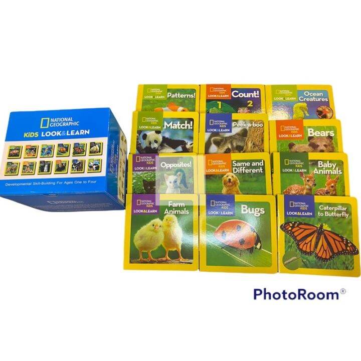 On Hand National Geographic Look And Learn 12 Board Books Set Lazada Ph