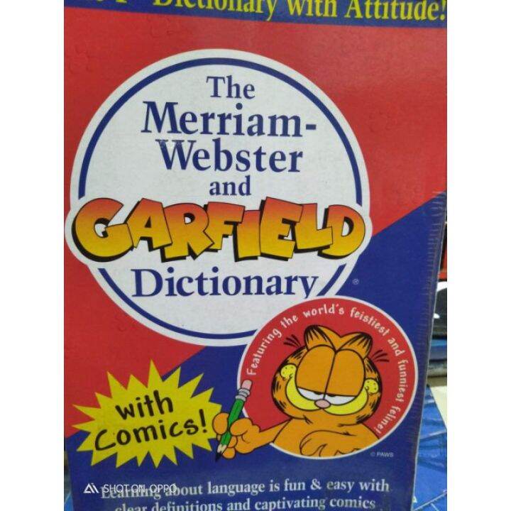 The merriam webster and garfield dictionary | Lazada PH