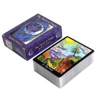 Tarot Of Trees 80การ์ด Fate Divination Tarot Oracle Deck Fortune ling Board Game Family Party Entertainment ไพ่ทาโรต์