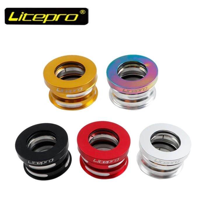 Litepro Bicycle Headset 44Mm Bmx Headset 1 1/8 Folding Bike Steering