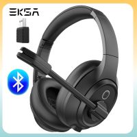 Caryfp H6 Headphones With Dongle Environmental Noise Canceling Mic Business Call Headset 5.0