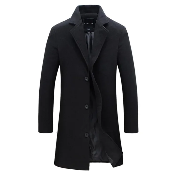 Trench Coat Warm Long Jacket, Stylish Warm Winter Coat Long