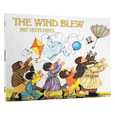 The wind blew Kate Grenadier award English childrens English Enlightenment picture story book original book