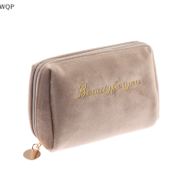 [WQP Fashion Store] COD Jewerry Velvet Organizer ลิปสติกเดินทางเครื่องสำอางกระเป๋ากล่องกระเป๋ากระเป๋า Beauty Case Makeup BAG