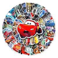 สติกเกอร์รถคัน10/50ลายสติ๊กเกอร์ Lightning Mcqueen สติ๊กเกอร์กราฟฟิตีกระเป๋าสเก็ตบอร์ดกระเป๋าสติ๊กเกอร์การ์ตูนโทรศัพท์ของขวัญสำหรับเด็กสติกเกอร์ของเล่น