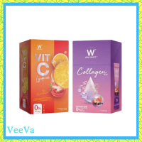 ** Wink White 1 แถม 1 ** W Vit-C Lycopene ดับเบิ้ลยู วิงค์ไวท์ วิตามินซี ไลโคปีน 1 กล่อง + W Collagen Plus ดับเบิ้ลยู คอลลาเจนพลัส 1 กล่อง