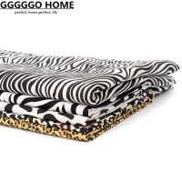 Tecido de lona Zebra leopardo impresso para almofada/sofá/cortina/saco/sapatos/decoração home