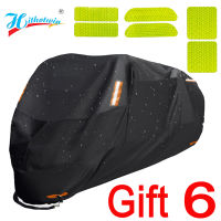 300D Motorcycle Covers Black Design Waterproof Motors Dust Rain Snow UV Protector Cover Indoor Outdoor M L XL XXL 3XL 4XL 190T