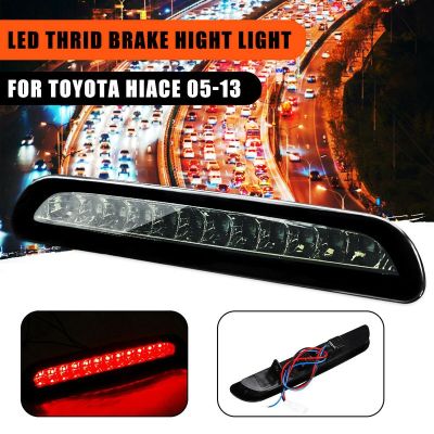 Smoked 12-LED Third Rear Tail Brake Stop Light Reverse Lamp for Hiace 2005-2013