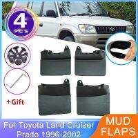 บังโคลนรถสำหรับ Toyota Land Cruiser Prado FJ90 1996 1997 1998 1999 2000 2001 2002บังโคลนรถอุปกรณ์เสริมรถยนต์ที่กันขอบล้อ