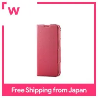 ELECOM iPhone 13 Pro / leather case / notebook type / Ultra Slim / deep pink